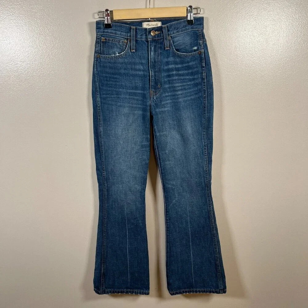 Madewell Blue Flare & Wide Leg Jeans